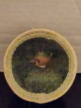 Handmade Diorama Christmas Ornament Frog